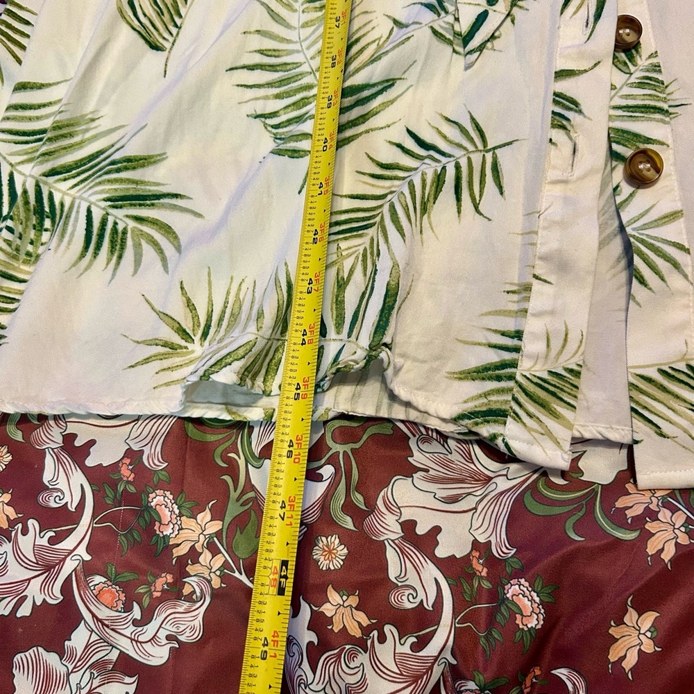 H&M Green Leaf Print Dress - Picture 6 of 11